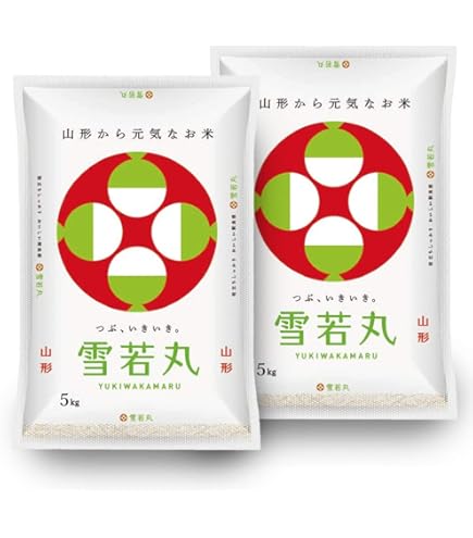 Amazon.co.jp: 山形県産 雪若丸 令和7年産 10kg (5kg×2) お米 コメ